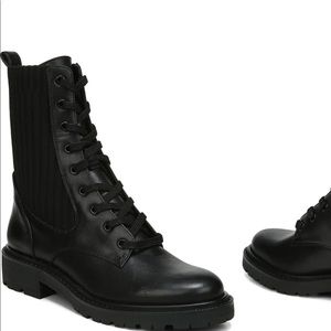 Sam Edelman Black Combat Boots